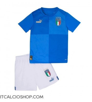 Italia Prima Maglia Bambino 2022 Manica Corta (+ Pantaloni corti)